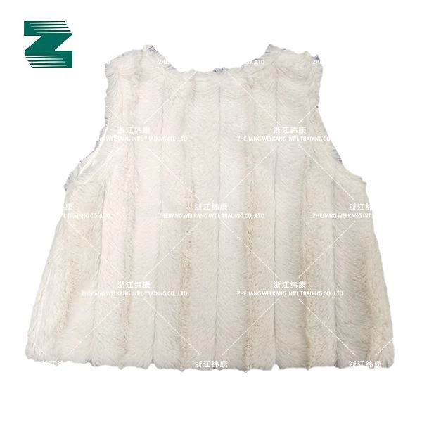 Vest For Baby Kids In Faux Fur Fabric